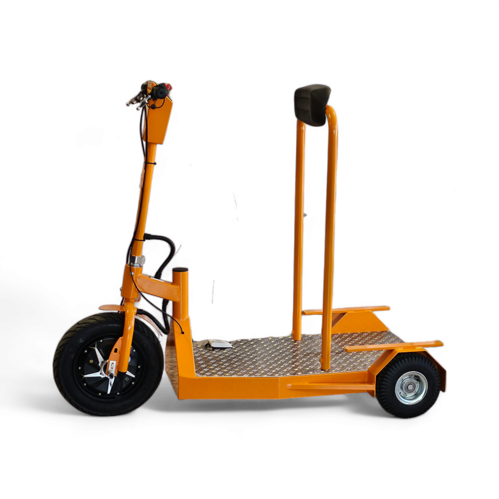 Seitenansicht des efatec Jumper Service Elektro-Dreiradrollers bei dif-shop