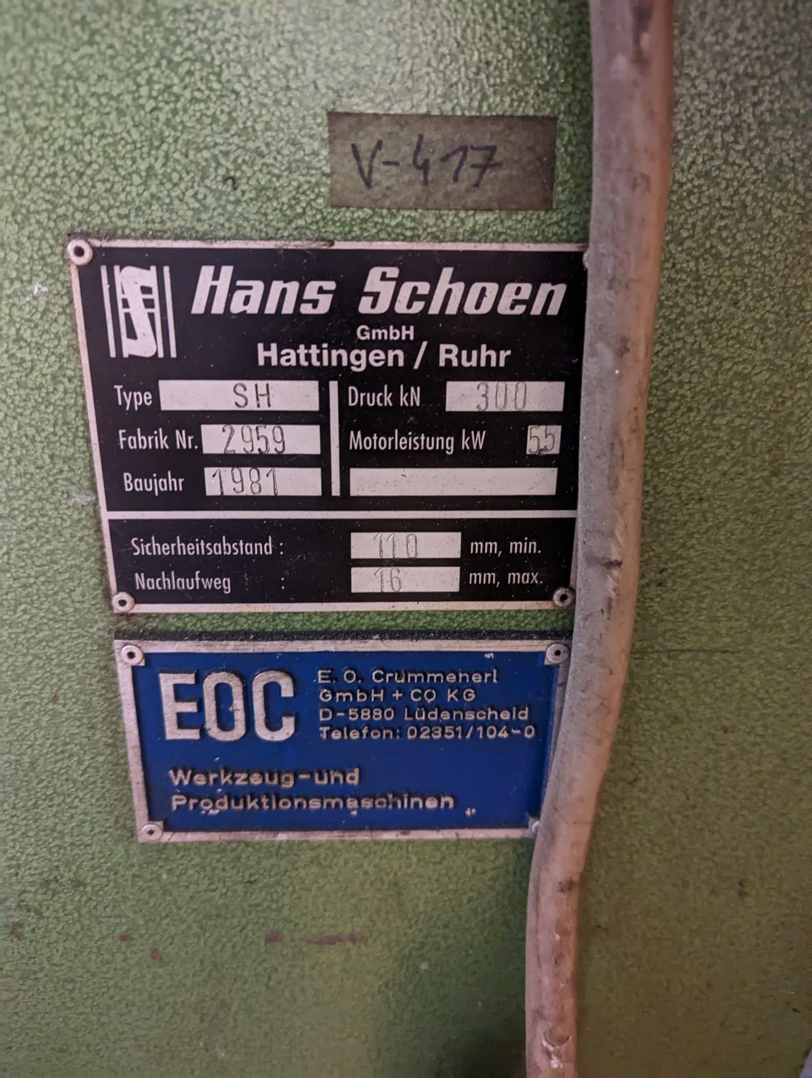 Hans Schoen Presse